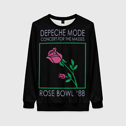 Свитшот женский Depeche Mode - Rose Bowl, цвет: 3D-черный