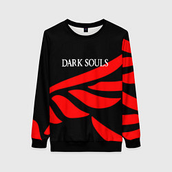 Свитшот женский Dark souls game wings, цвет: 3D-черный