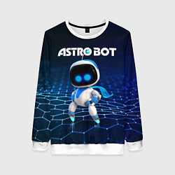 Свитшот женский Астро бот, цвет: 3D-белый