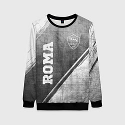 Свитшот женский Roma - grey gradient вертикально, цвет: 3D-черный