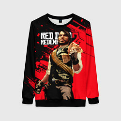 Свитшот женский Red Dead Redemption 2 - Wanted, цвет: 3D-черный