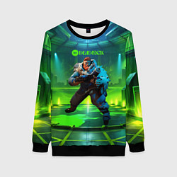 Свитшот женский Kelvin Deadlock, цвет: 3D-черный