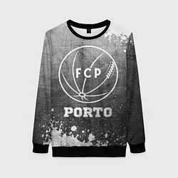 Свитшот женский Porto - grey gradient, цвет: 3D-черный