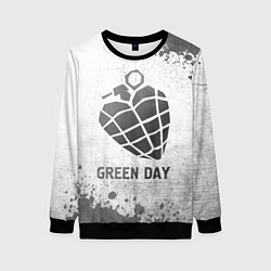 Женский свитшот Green Day - white gradient