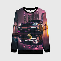 Женский свитшот Porshe night city