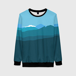 Женский свитшот Горы горизонты
