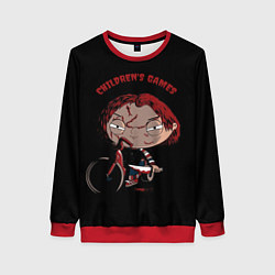 Свитшот женский Чаки - Гриффин, цвет: 3D-красный