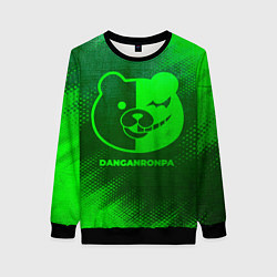 Женский свитшот Danganronpa - green gradient