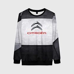 Свитшот женский Citroen grey metal, цвет: 3D-черный