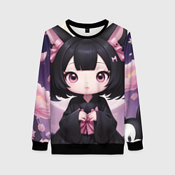 Женский свитшот Куроми цветы