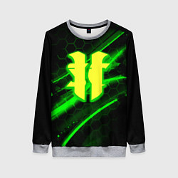 Женский свитшот Starcraft 2 кислотные соты линии