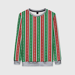 Женский свитшот Knitted pattern