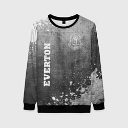 Свитшот женский Everton - grey gradient вертикально, цвет: 3D-черный