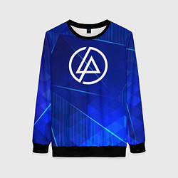 Женский свитшот Linkin Park blue poly