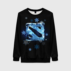 Свитшот женский Dota 2 - ice, цвет: 3D-черный