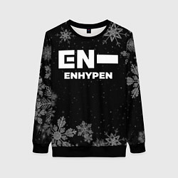 Свитшот женский Снежный Enhypen, цвет: 3D-черный