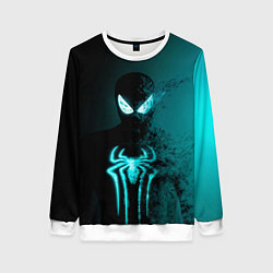 Свитшот женский Neon spider-man, цвет: 3D-белый