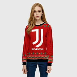 Свитшот женский Juventus new year, цвет: 3D-черный — фото 2
