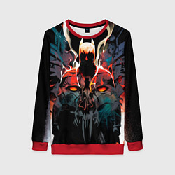 Женский свитшот Batman from hell