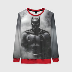 Женский свитшот Бэтмен в дыму