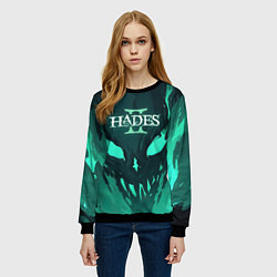 Свитшот женский По мотивам игры Hades 2, цвет: 3D-черный — фото 2