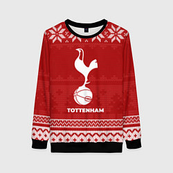 Свитшот женский Новогодний Tottenham, цвет: 3D-черный