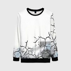 Свитшот женский Одинокий борец на просторах, цвет: 3D-черный