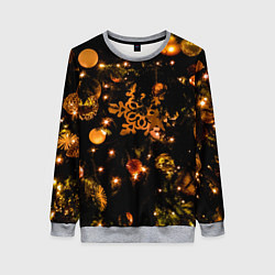 Женский свитшот Новогоднее украшение