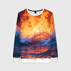 Женский свитшот Стихия огня и воды