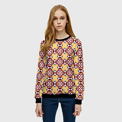 Свитшот женский Арабеска, цвет: 3D-черный — фото 2