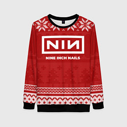Женский свитшот Новогодний Nine Inch Nails