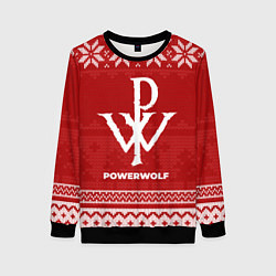 Женский свитшот Новогодний Powerwolf