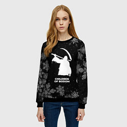 Свитшот женский Снежный Children of Bodom, цвет: 3D-черный — фото 2