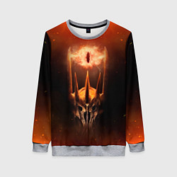 Свитшот женский Саурон Властелин колец, цвет: 3D-меланж