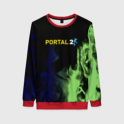 Свитшот женский Portal fire steel, цвет: 3D-красный