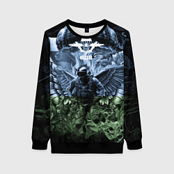 Женский свитшот Десант ВДВ в тоне флага десантиков