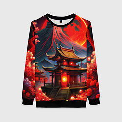 Женский свитшот Japan red nature