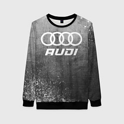 Свитшот женский Audi - grey gradient, цвет: 3D-черный