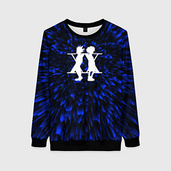 Женский свитшот Hunter x Hunter blue energy
