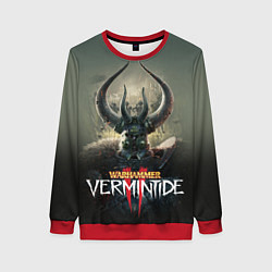 Свитшот женский Warhammer - Vermintide 2, цвет: 3D-красный