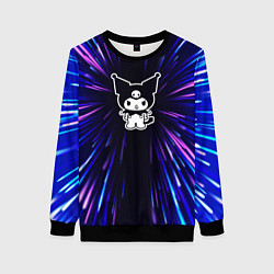 Женский свитшот Kuromi neon energy