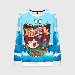 Женский свитшот The marvelous misadventures of Flapjack