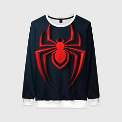 Женский свитшот Человек паук - логотип