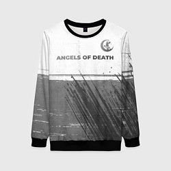 Женский свитшот Angels of Death - white gradient посередине