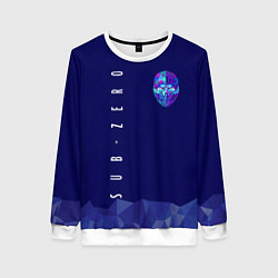 Свитшот женский Mortal Kombat - Саб-Зиро, цвет: 3D-белый