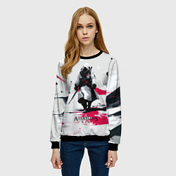 Свитшот женский Assassins Creed ninja, цвет: 3D-черный — фото 2