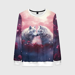 Женский свитшот Волчья пара