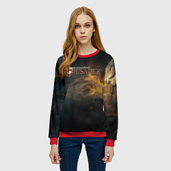 Свитшот женский Stronghold сrusader гроза крестоносцев, цвет: 3D-красный — фото 2