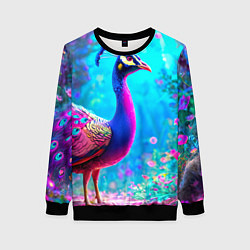 Женский свитшот Яркий павлин