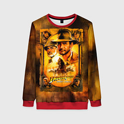 Свитшот женский Indiana Jones and raiders of lost ark, цвет: 3D-красный